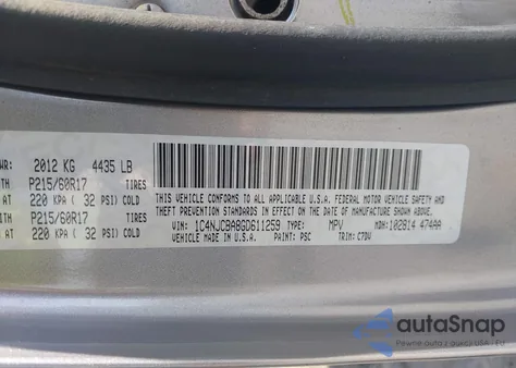 2016 Jeep Compass Sport z USA, uszkodzony, nr VIN 1C4NJCBA8GD611259